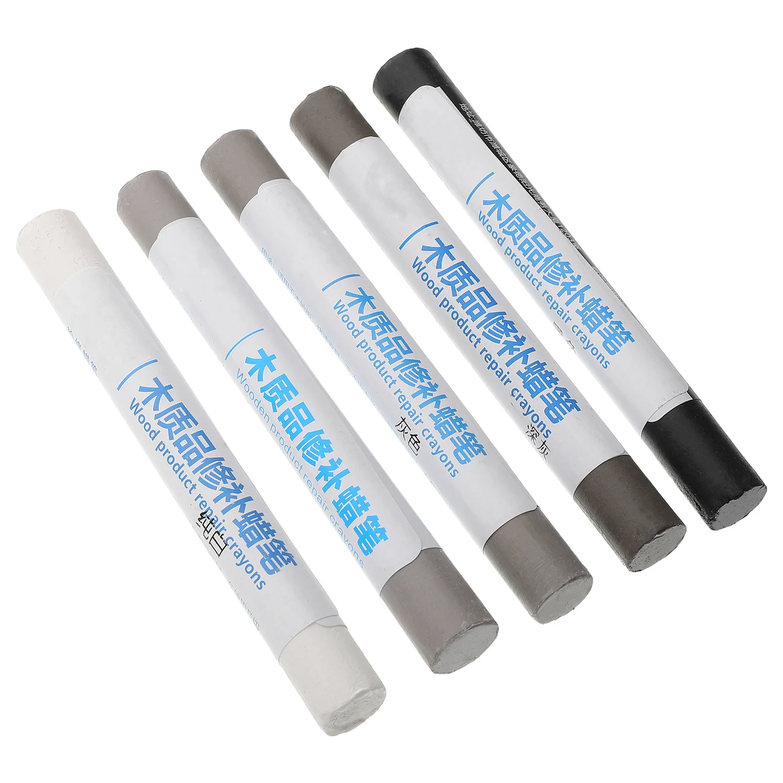 5 قطعة إصلاح الأثاث الشمع العصي 5 ألوان الخشب حشو الطباشير للخدوش الخدوش ثقوب على الأرض خزائن الخشب الملمع