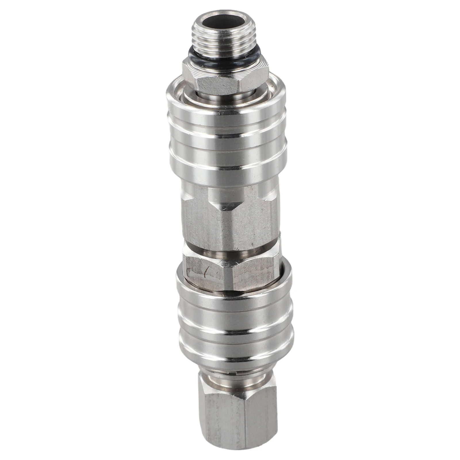 4PC 1/4 NPT Thread Wire Adapter for High Pressure Washer Systems with Stainless Steel Build and Quick Connect Function