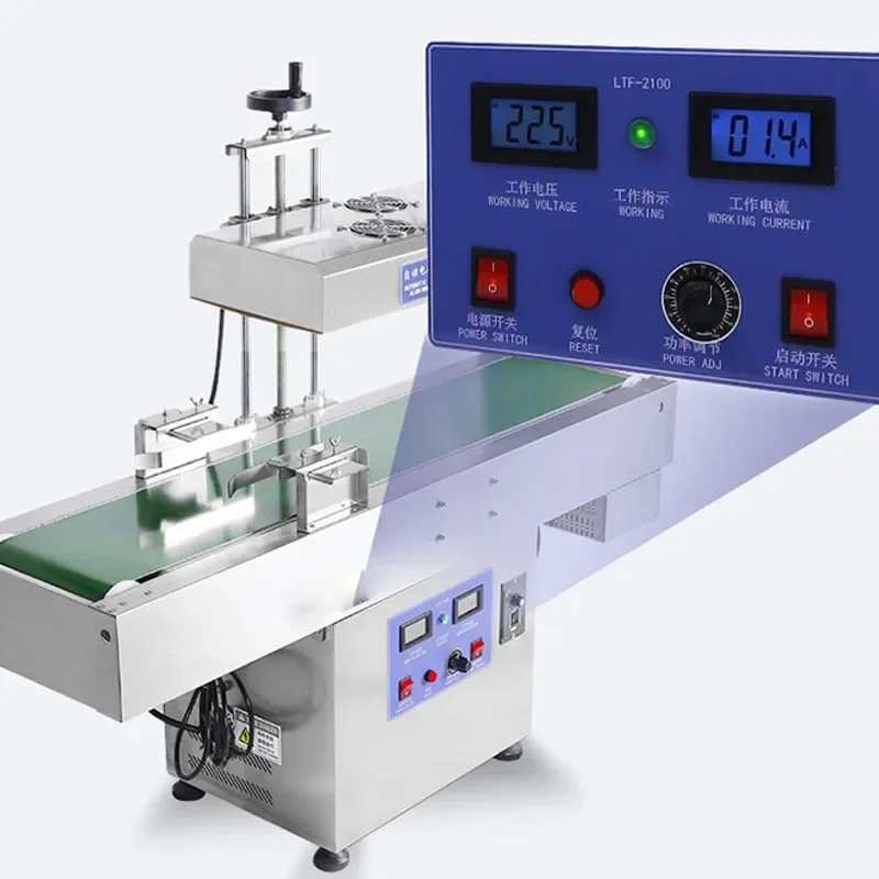 المنزلية 220 فولت العمودي التلقائي التعريفي آلة الختم زجاجة الفم برميل زيت العسل زجاجة الألومنيوم احباط زجاجة دواء S