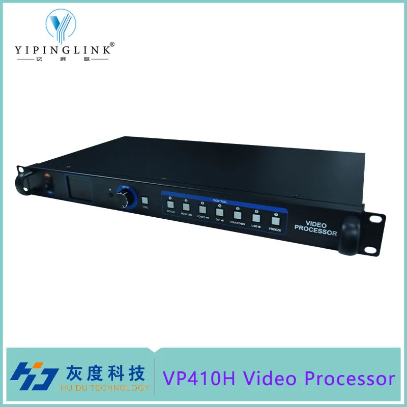 

High Resolution LED Video Wall Controller 4 Output Port Huidu HD-VP410H All-in-one Video Processor