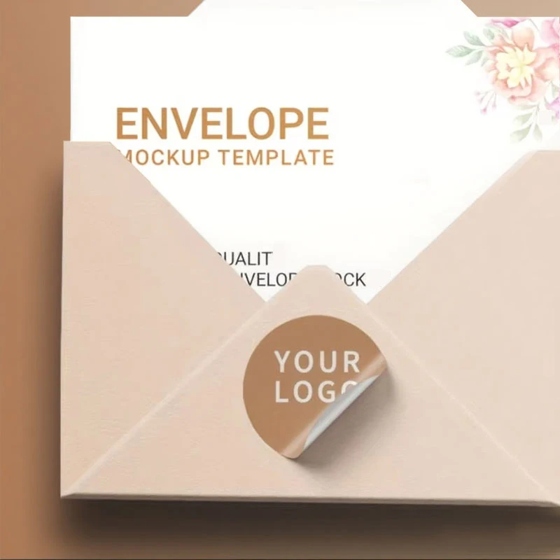 Custom Stickers 500PCS - Personalized with Logo for Wedding, Birthday, Baptism - DIY Your Own Design - Eco-Friendly Waterproof