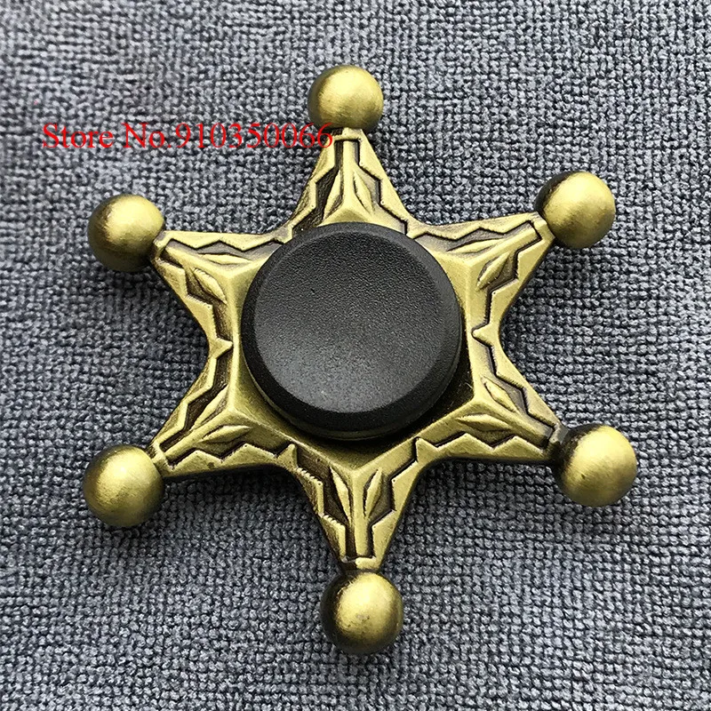 Cool Hand Finger Spinner Metal Anti-Anxiety Toy Red Relax Fidget Spinner Focus Relieves Stress ADHD Children Boys Adult Gift