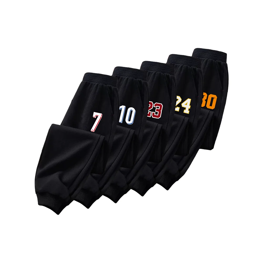 

Осенние брюки с цифровым принтом номера, мужские весенние длинные брюки, спортивные брюки на резинке, модные теплые спортивные штаны с карманами и шнурком