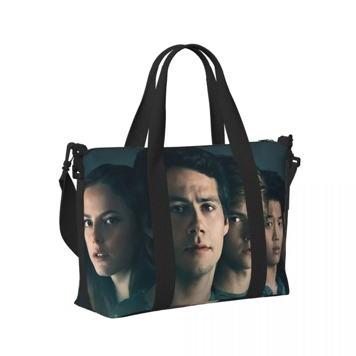 

Maze Runner The Death Cure Beach Travel Bag Large Capacity Tote Bags for Gym Sport Women Shopping Duffle Shoulder Bag