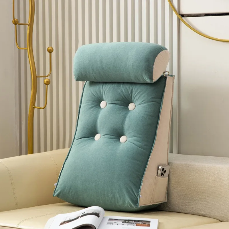 1PC Reading Pillow Adult Kids Reading Pillow with Detachable Neck Roll Back Pillows for Reading Watching TV Gaming and Relaxing