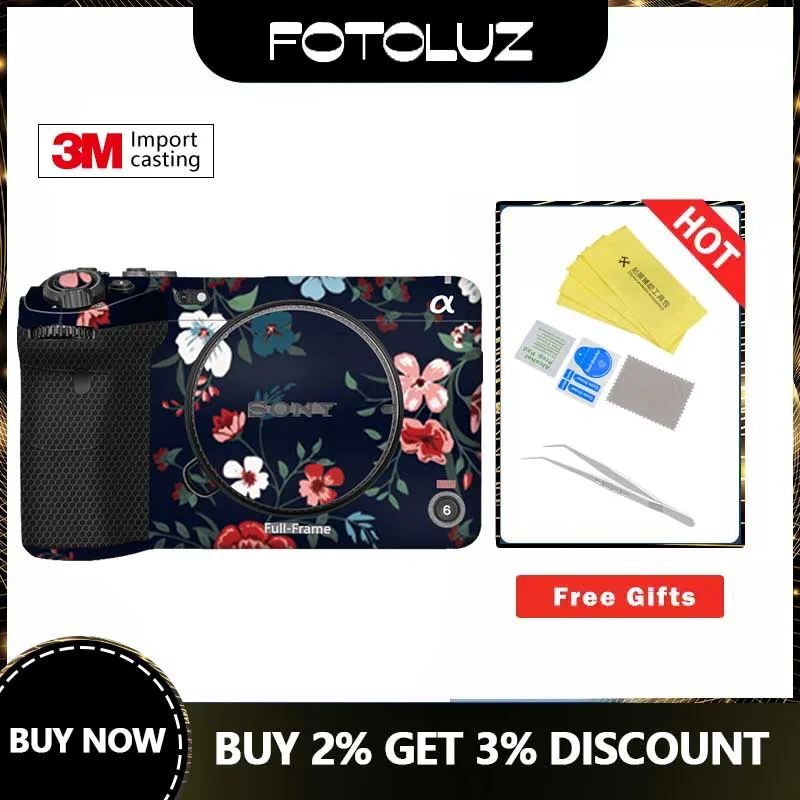 FOTOLUZ-piel de cámara adecuada para Sony ILME-FX3, Protector antiarañazos, cubierta protectora, accesorios de láminas