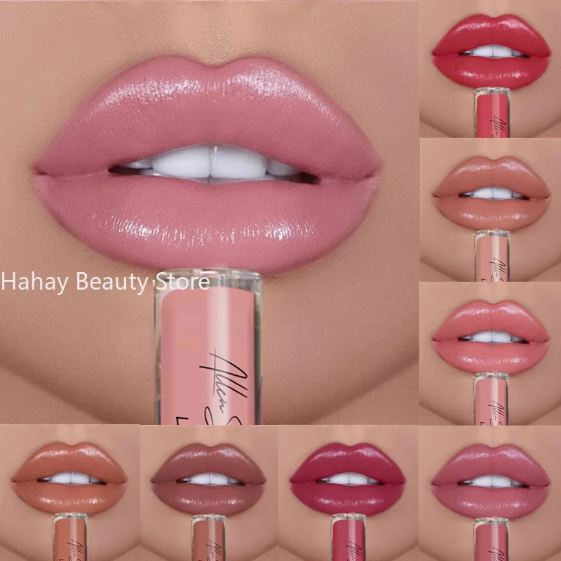 12 Colors Sexy Women Lipstick Waterproof Long Lasting Moist Lip Gloss Vivid Colorful Lipgloss Women Makeup maquiagem