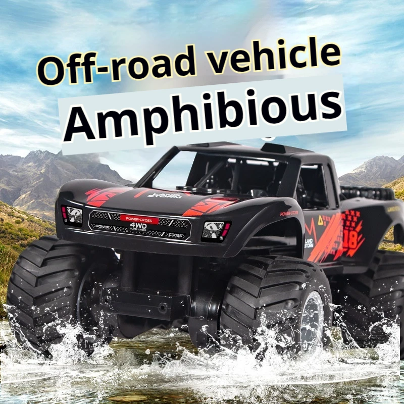 

JJRC 2.4G RC Monster Truck — 4WD, внедорожник-амфибия, игрушка для мальчиков оптом