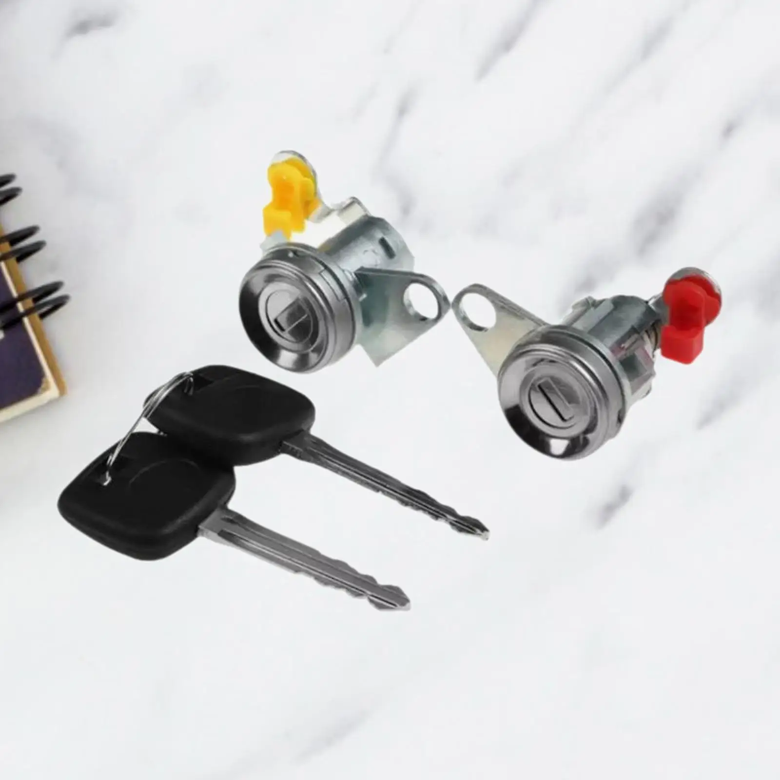 

Аксессуары для цилиндров дверного замка 69052-13190 69051-12340 с 2 ключами, замена для Corolla Professional, простая установка