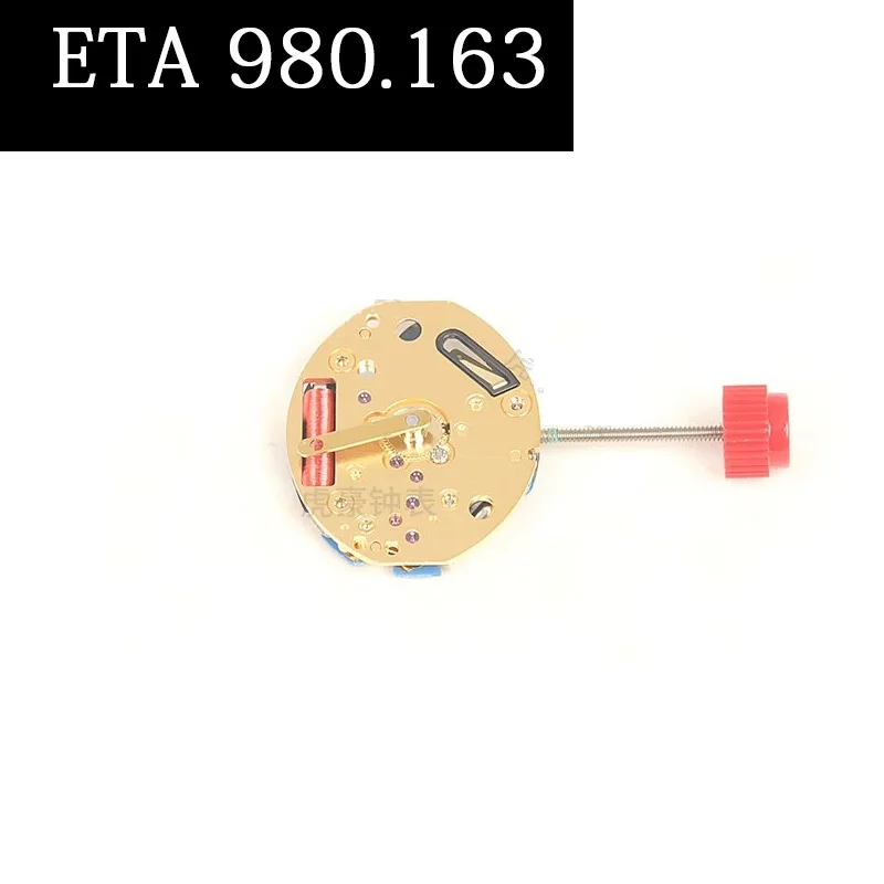 New Authentic ETA 980.163 Watch Quartz 2 Hands Movement Watch Accessories Switzerland Moving Quartz Electronic Movement 980163