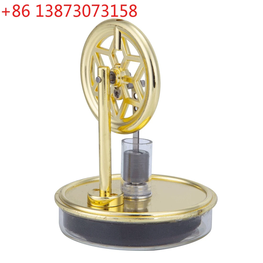 Mini Low Temperature Difference Stirling Engine Model Steam Power Piston Engine Model Experimental Toy Gift