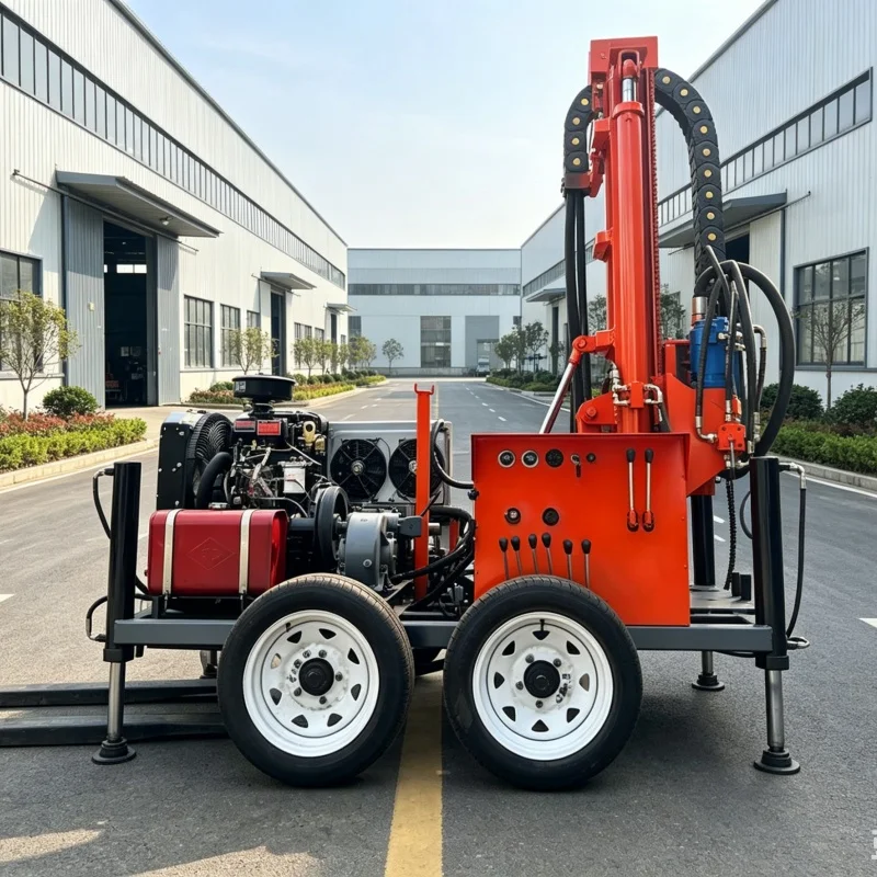 

Customized Water well drilling machine,mini drilling rig,best-selling water well boring machine, compact well drilling machinery