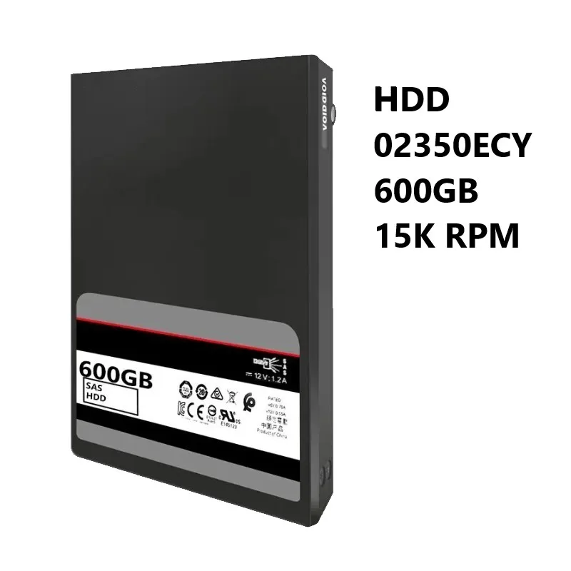 

NEW HDD 02350ECY 600GB 15K RPM SAS Disk Unit 2.5in SAS600-15K-2-V3 OceanStor 6800 V3 Storage Hard Disk Drive For H-U-A+W-E-I