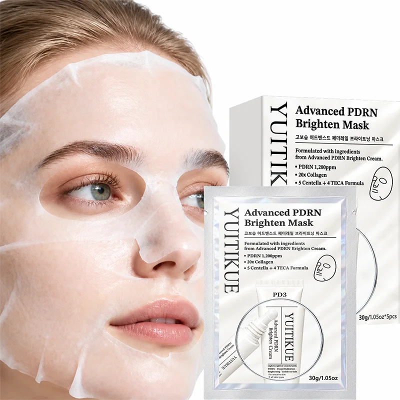 Face Mask Skincare - YUITIKUE 5 szt. Maska rozjaśniająca PDRN