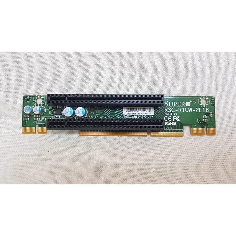 

RSC-R1UW-2E16 — ДЛЯ Supermicro 1U 2-х Riser Card PCIe x16