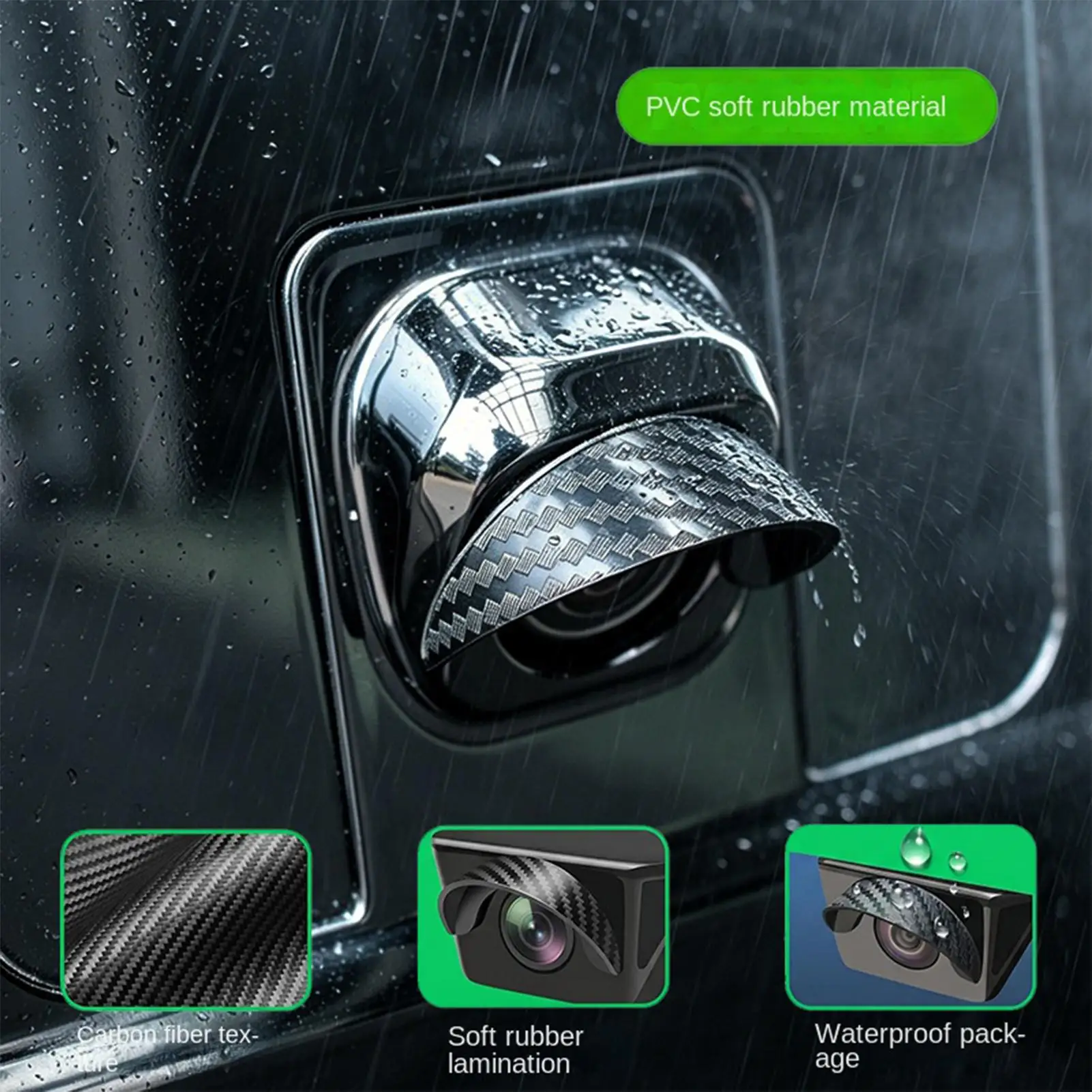 1PCS Car Camera Lens Protector Rear View Backup Camera Cover 360 Camera Protection Anti Scratch Waterproof Dust-proof Car Parts