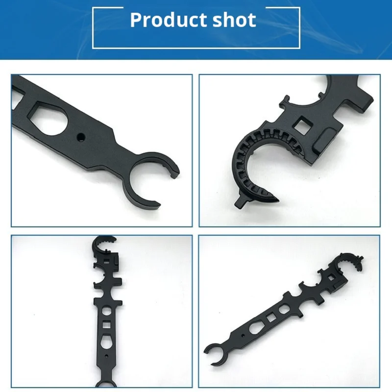 Outdoor Multifunction Wrench Steel  Wrench High Hardness Multifunction Wrench AR15/M4 Wrench Outdoor Combination Wrench