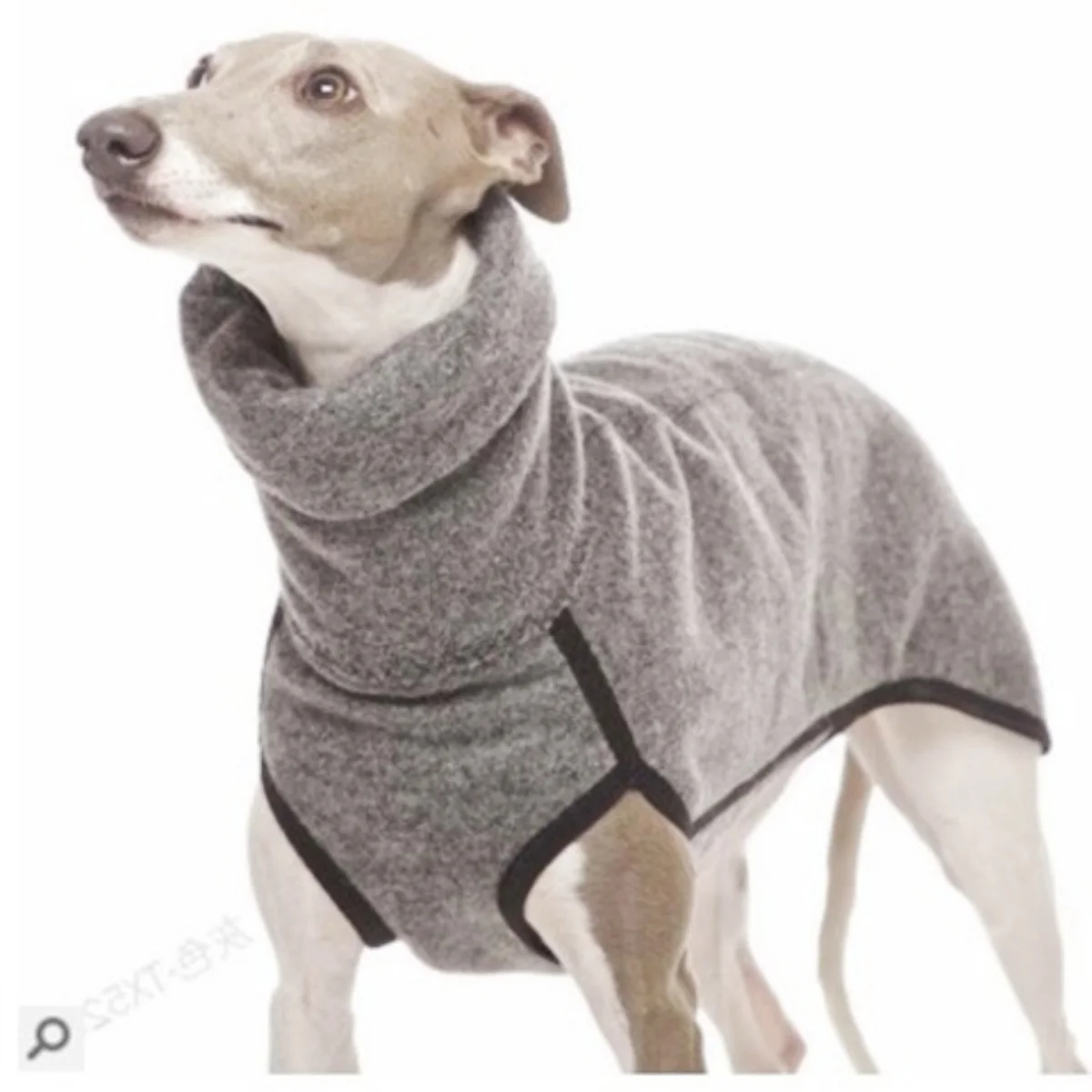 Greyhound Clothes, Dog Winter Coat Pajamas Onesies Turtleneck Stretch Greyhound Apparel Pet Clothes Coat