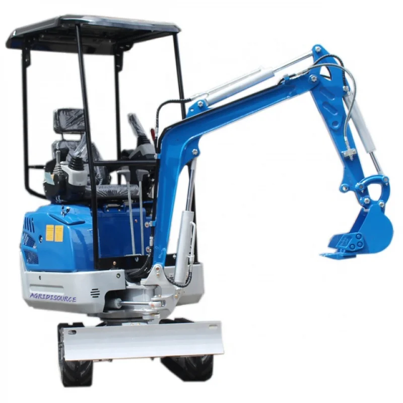 จีน: โรงงานที่เล็กที่สุด 1 ตันถึง 2 ตันตีนตะขาบยางไฮดรอลิกติดตาม Backhoe Bucket Mini Digger รถขุด