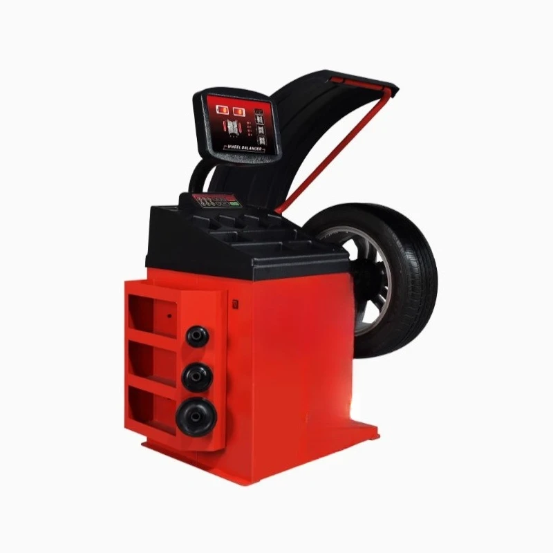 Car balancing machine, tire balancer, automatic protective cover dynamic balancing machine