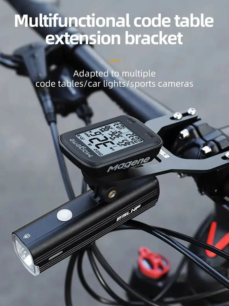 AliExpress ESLNF Bike Computer Stand Road Bike Sports Camera Base Outdoor Mountain Bike Stainless Steel Stopwatch Extension Stand