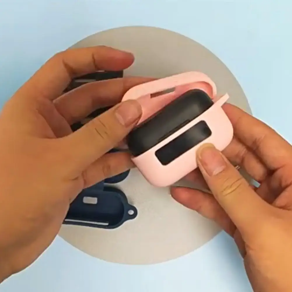 For TOZO NC3 2024 Earbuds Case Luxury Earphone Case Shockproof Cover For TOZO NC3 Soft Silicone Shell Accessories With Keyc Z5A3