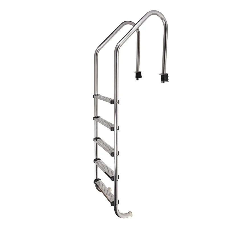 

Above Ground SS304 Stainless Steel Swimming Pool Ladder With Anti-Rust Coating, For Outdoor Family And Commercial Pool Layout