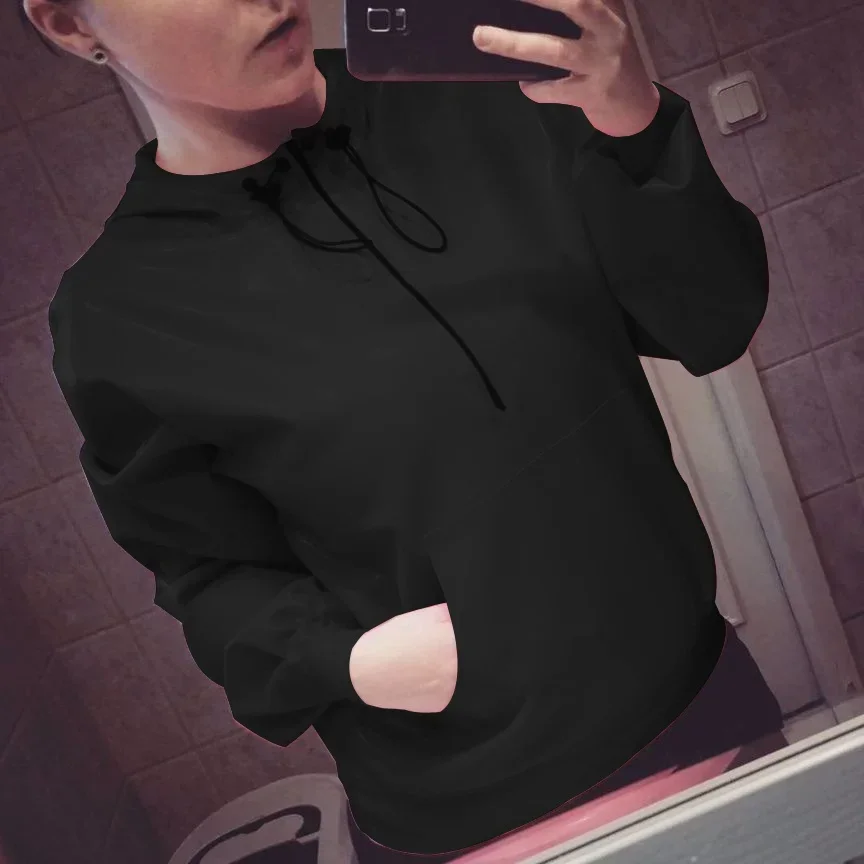 

Резиновый латексный комбинезон-фетиш, повседневный топ с капюшоном и длинными рукавами, красное клубное пальто, ручная кастомизация