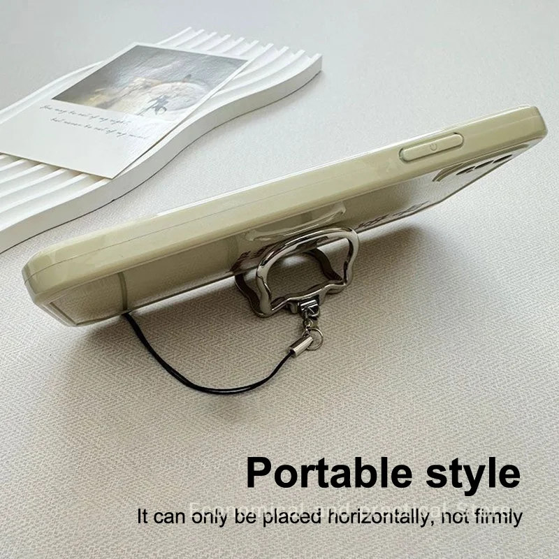 

Стильный брелок-подставка для телефона 2-в-1 с милым подвесным ремешком в виде кота