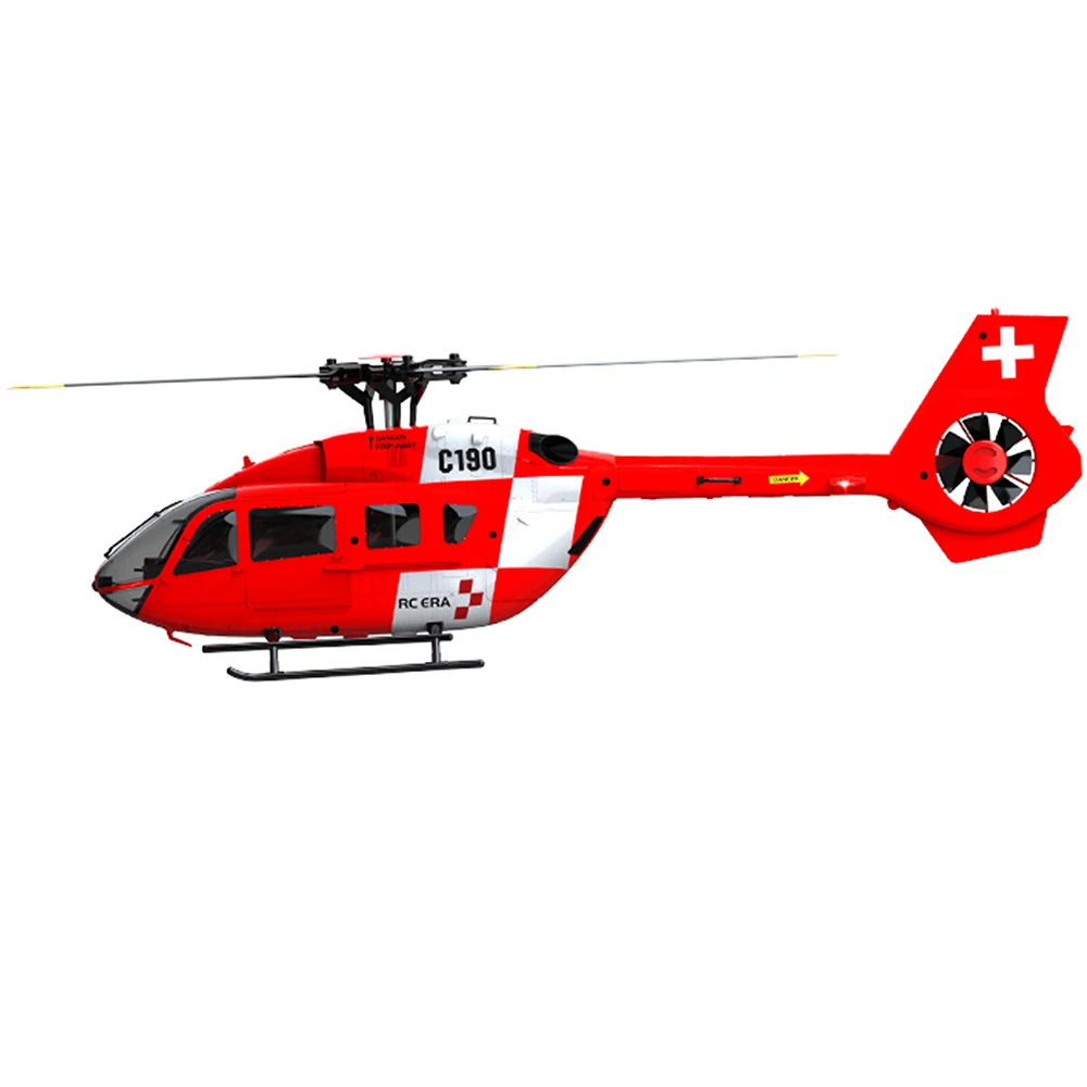 RC ERA C190(H145) 헬리콥터 듀얼 브러시리스 6채널 광학 흐름 위치 지정 311mm 길이 6축 자이로 13분 비행 RC 비행기