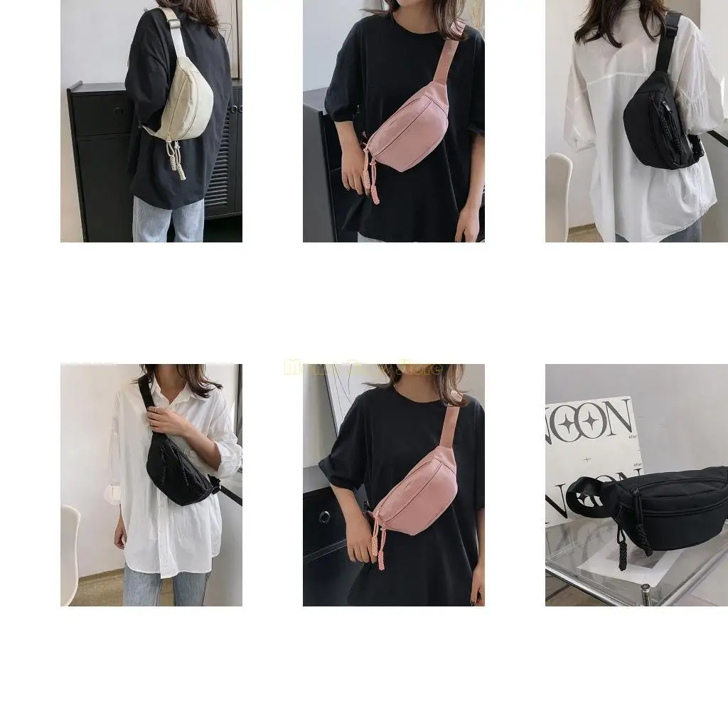

X90D Belt Bag for Women Men Unisex Fanny Packs Small Crossbody Bag Chest Bag Solid Color Waist Bag with Adjustable Strap