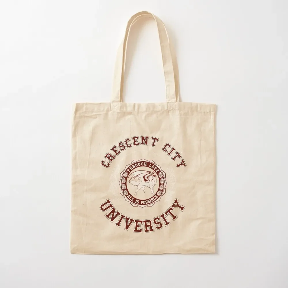 

Crescent City University Wolf Emblem Tote Bag bag luxury women hand bags Shopping bags Tote Bag