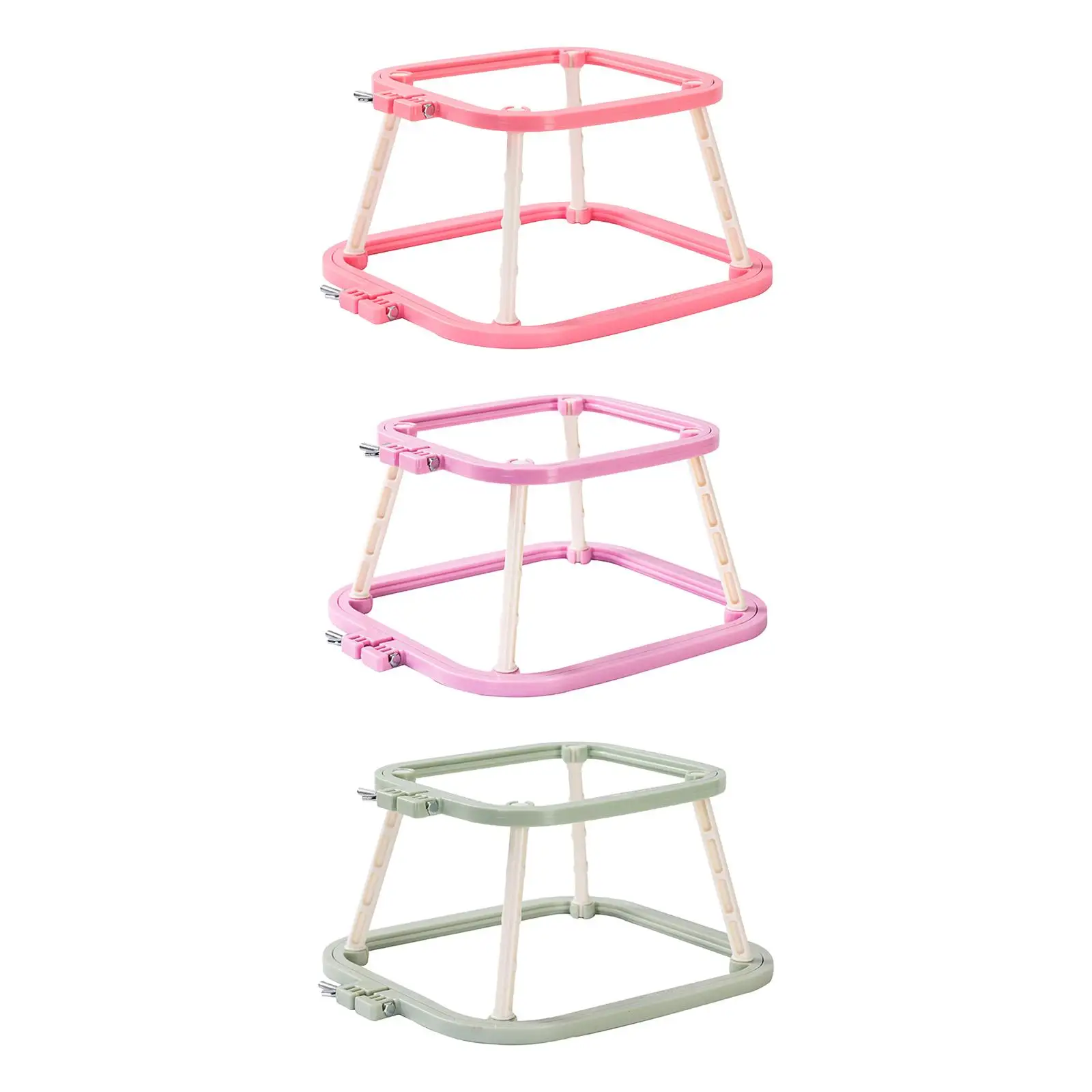 

Embroidery Frame Lap Stand Sturdy Adjustable Hands Free Arts Crafts Projects Lap Stand Hoop Cross Stitch Rack Embroidery Hoop