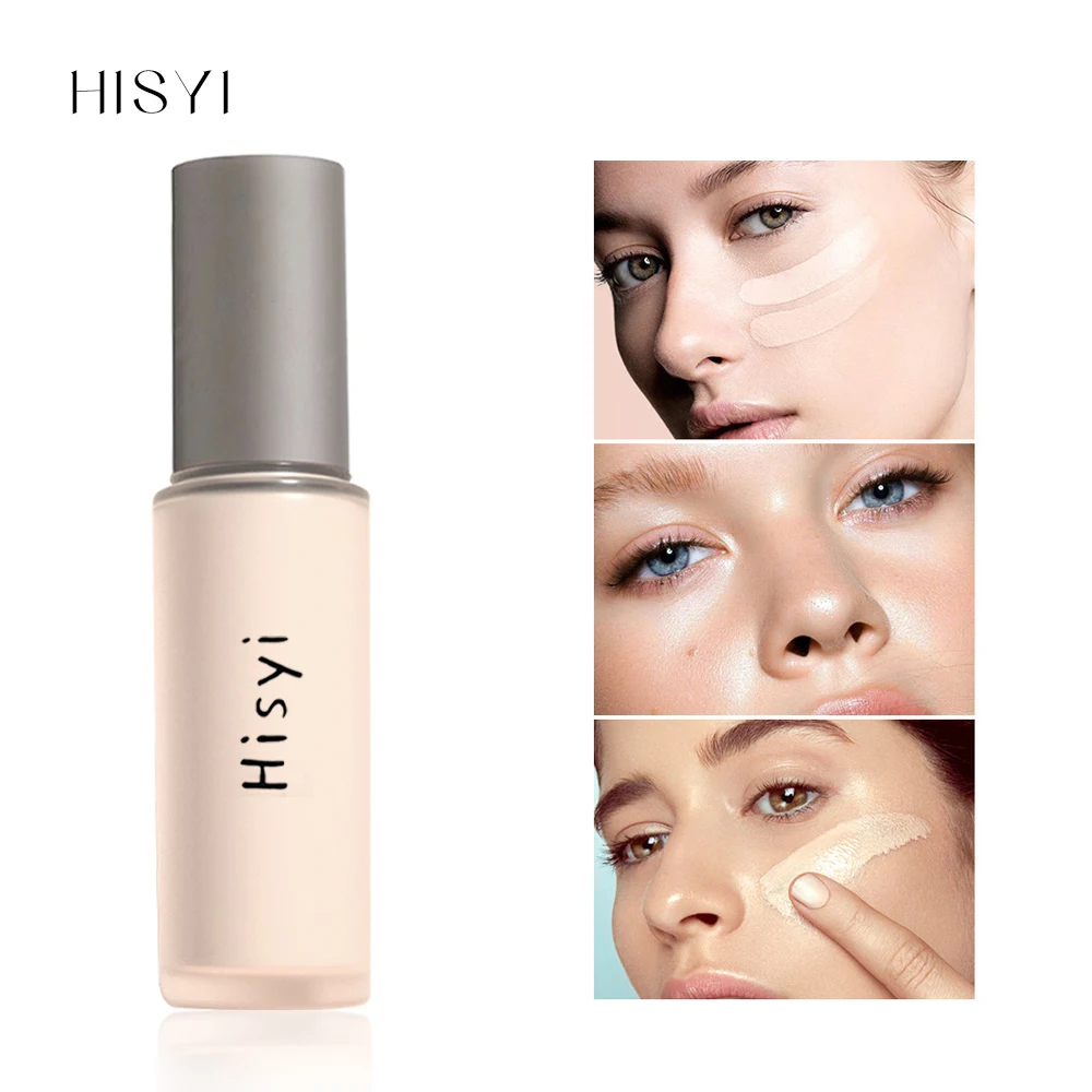 Liquid foundation naturally brightens makeup, it's not easy to get stuck. Powder isolation bb cream, plain face cream, concealer