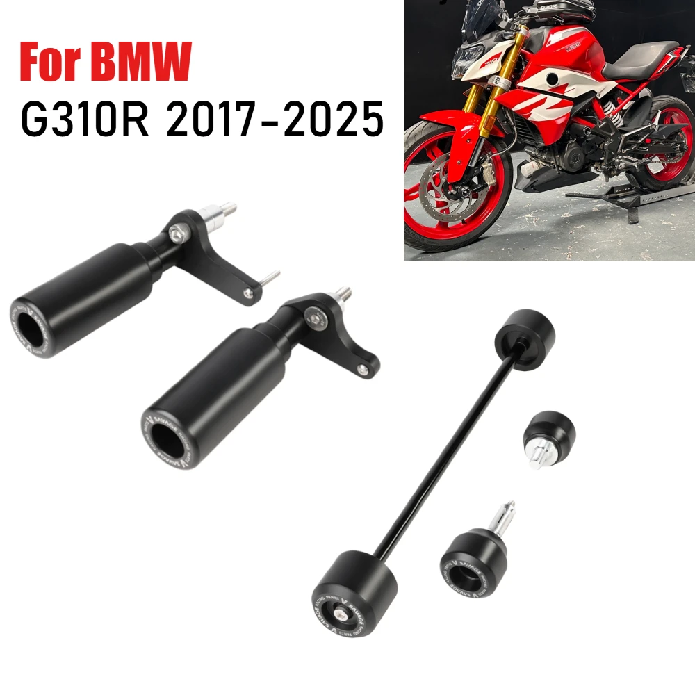 

For BMW G310R G310RR G310GS G310 R/RR/GS Motorcycle Frame Fairing Guard Crash Slider Rear Front Wheel Axle Slider Protector