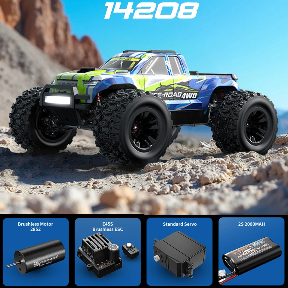 MJX Hyper Go 14207 14208 1/14 ブラシレスRCカー 2.4G 4WD 電動高速