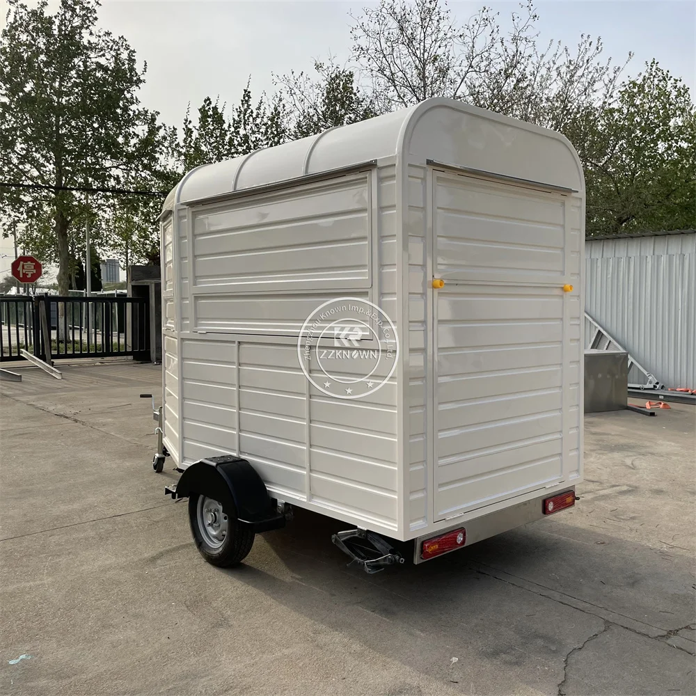 Custom Built Concession Food Trailer Mobile Ice Cream Van Street Catering Truck Dessert Food Truck With Full Kitchen