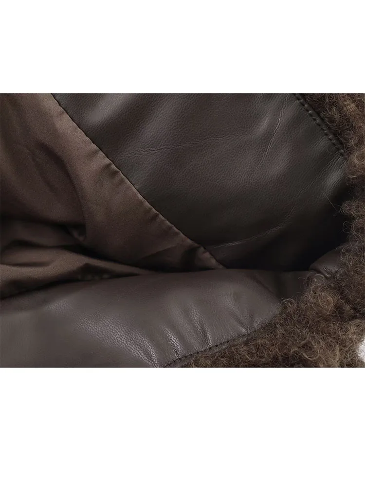 

HH зимние новые модные женские короткие пальто с длинными рукавами, темно-коричневые женские повседневные тонкие теплые куртки с отложным воротником на молнии