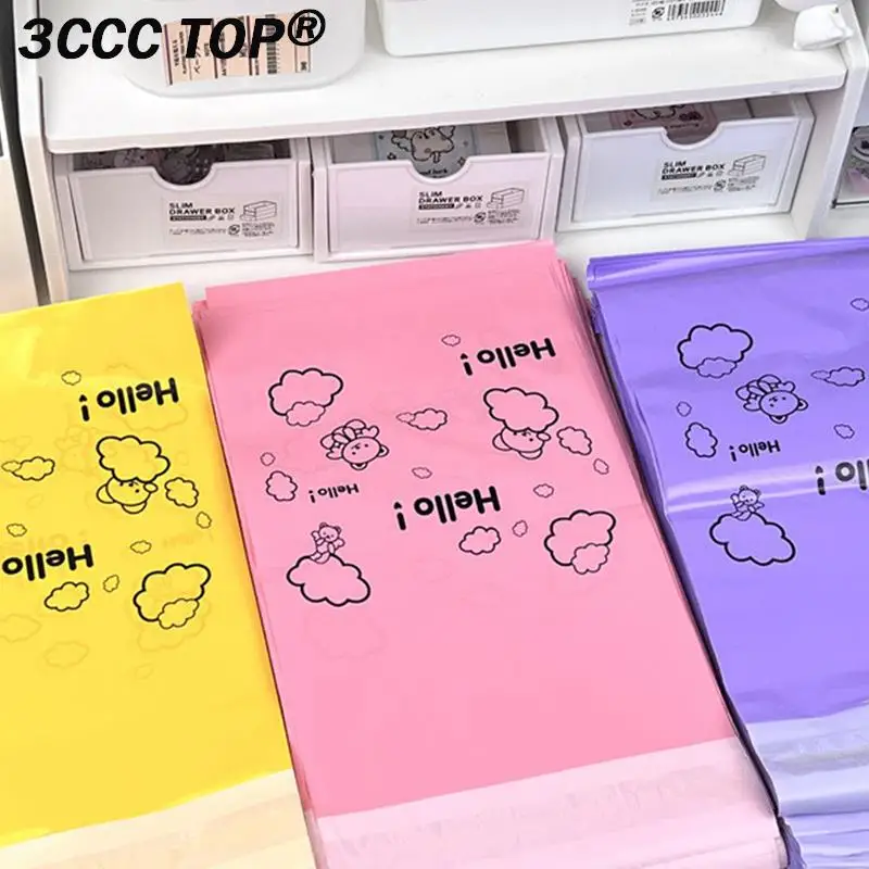 10Pcs Bear Courier Bag Envelope Packaging Bags Pink Waterproof Self Adhesive Seal Pouch Shipping Mailing Bag Transport Bag