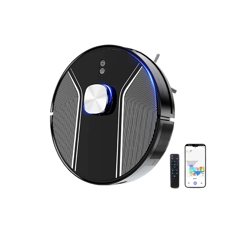 

Laser sweeping robot, home smartphone APP voice sweeping and dragging, automatic charging of products