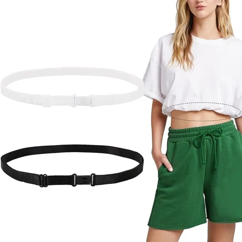 Nouvelle ceinture élastique ajustable très résistante pour chemises – Transformez le style de vos hauts