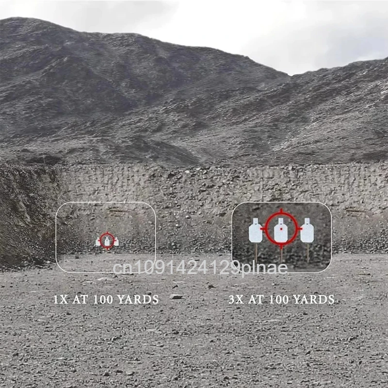 نطاق مكبر Plnae G33 G43 G45 ثابت 3X 5X مع مفتاح إلى جانب حامل QD سريع قابل للفصل للصيد الادسنس # 251031 #2