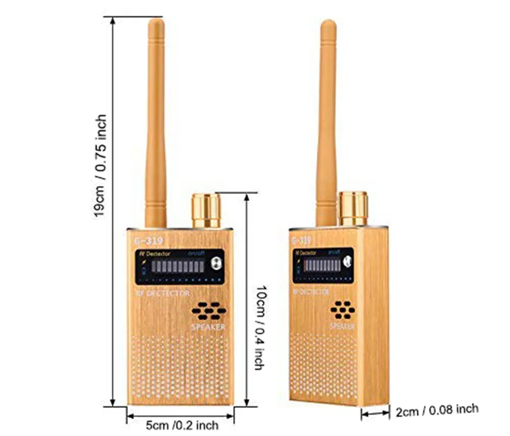 Détecteur de caméra RF anti-espion multifonction, caméra Wifi 101, recherche de bogues audio, détecteur de signal Wifi, gadgets d'espionnage