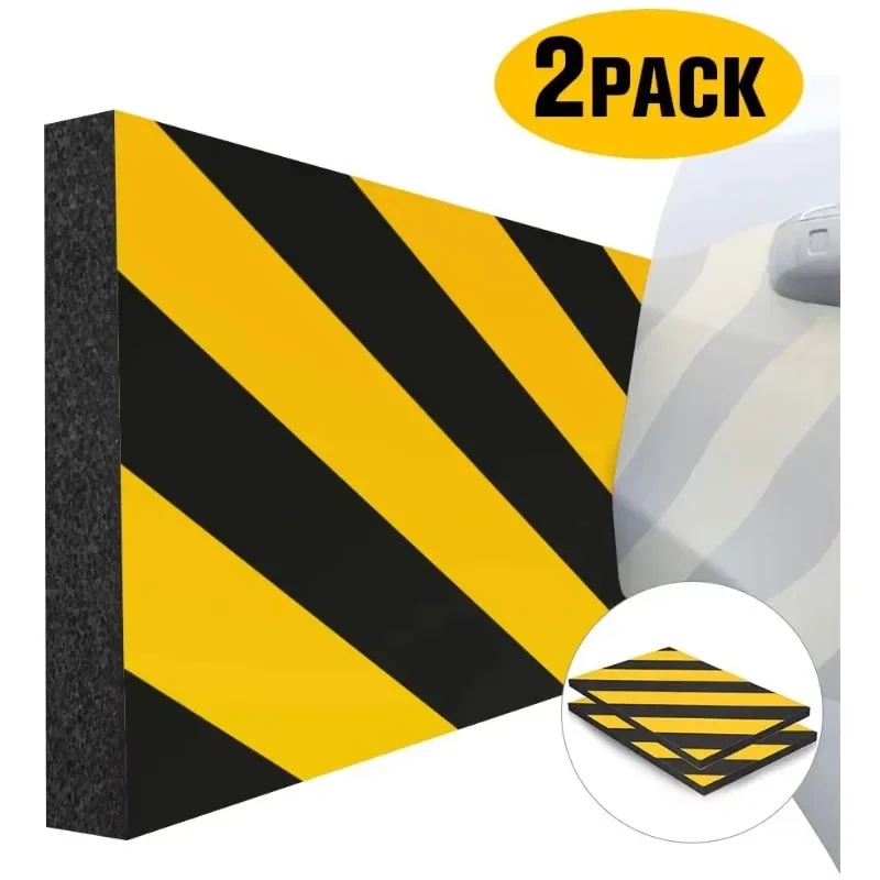 Car Foam Warning Sign Bumper Protector Safety Warning Protection Self-Adhesive Reflective Strip for Parking Garage Wall Corners