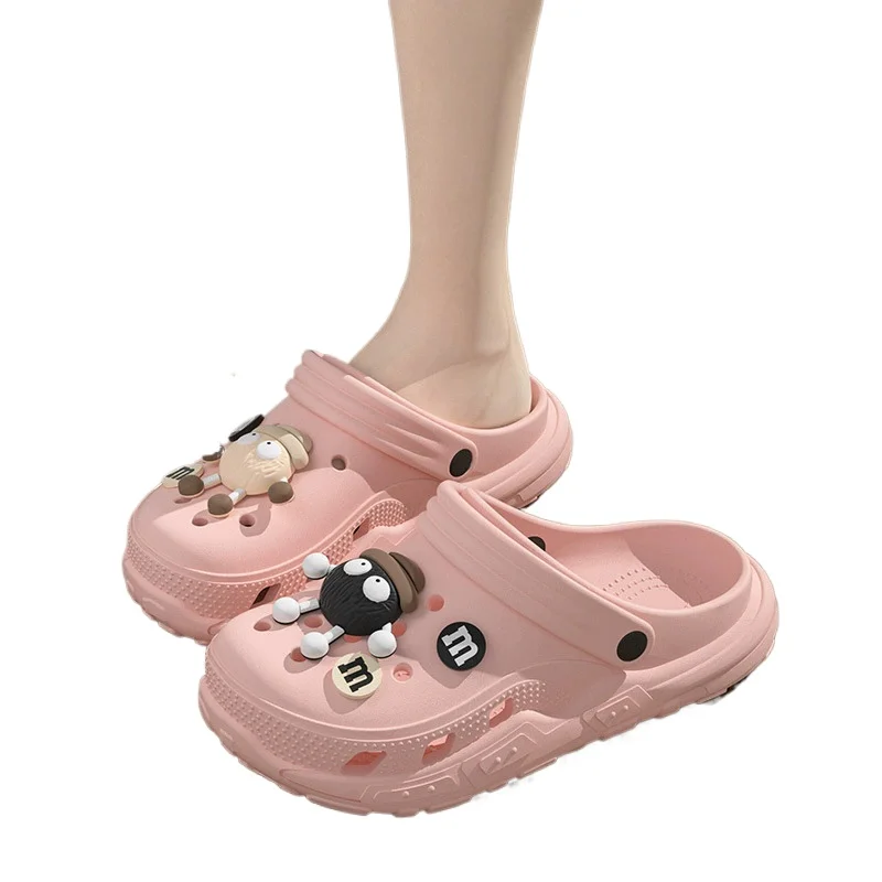 

Syflyno, противоскользящие дышащие мужские сандалии, женские тапочки, мужские тапочки для пар на мягкой толстой подошве из ЭВА, унисекс, большие размеры 30-45