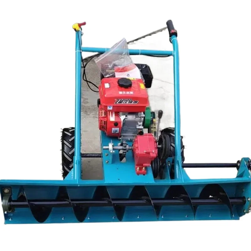Snow removal machine road sweeping park factory area fish pond road shoveling