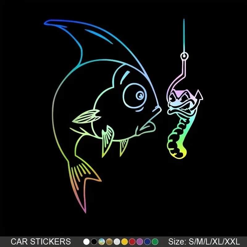 

New Design Fish Stickers Car Rearview Mirror Side Decal Stripe Vinyl Truck Vehicle Body Accessories