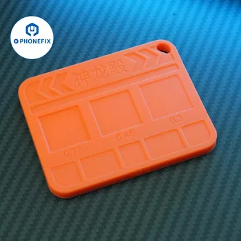 YCS Shenlong Gebogen Universele BGA Stencil Reballing Tin Planten hittebestendige Basis voor Mobiele Telefoon CPU IC Solderen Reparatie mat