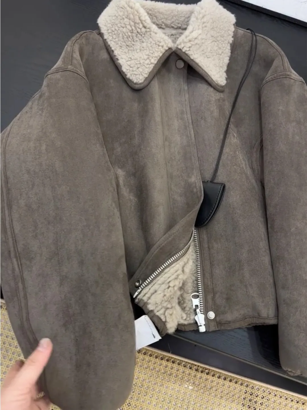 الكورية Sle ort السائق الجلود Jaet المرأة الخريف الشتاء خمر التخسيس عارضة العمر-Defng ملابس خارجية