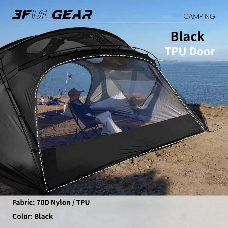 3F UL GEAR BEETLE13 2.0 Camping Tent Accessories TPU Door Spherical Tunnel Tent Outer Account Inner Account 70D Nylon Waterproof